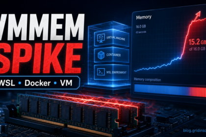 Vmmem high memory spike illustration for WSL, Docker, and virtual machines