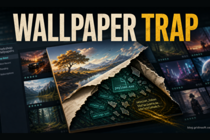 Wallpaper Engine Workshop wallpaper hiding malware payloads.