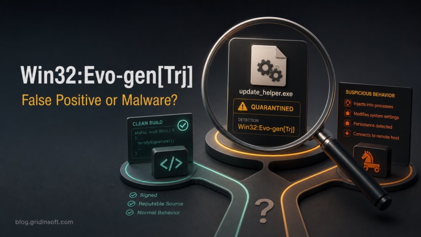 Win32:Evo-gen[Trj] Avast and AVG heuristic alert false-positive check
