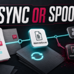 AdobeCollabSync.exe sync flow splitting into legitimate and suspicious copies.