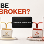 AdobeIPCBroker.exe in an Adobe Program Files folder compared with a suspicious Temp copy.