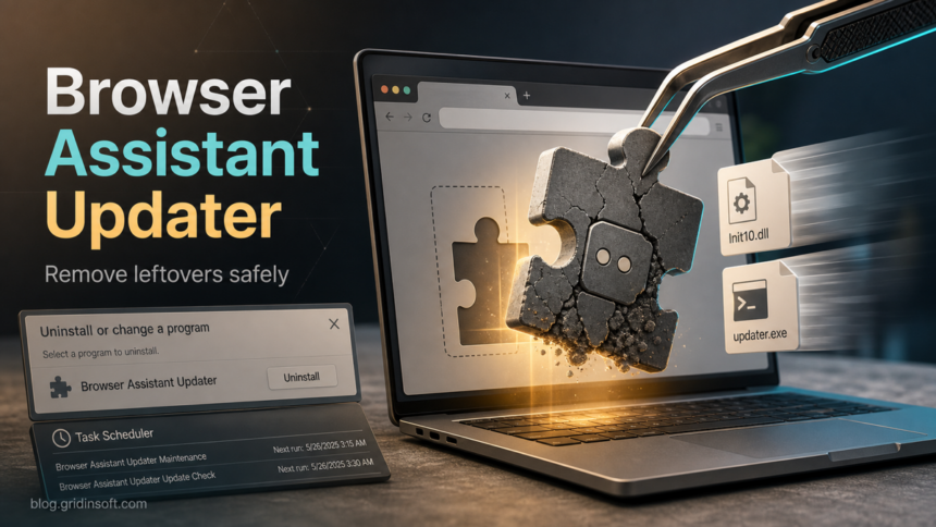 Browser Assistant Updater cleanup with Init10.dll and updater.exe leftovers