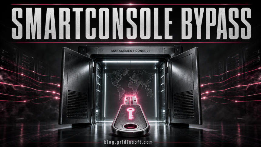 Open SmartConsole management gateway exposed to hostile connections through an application token