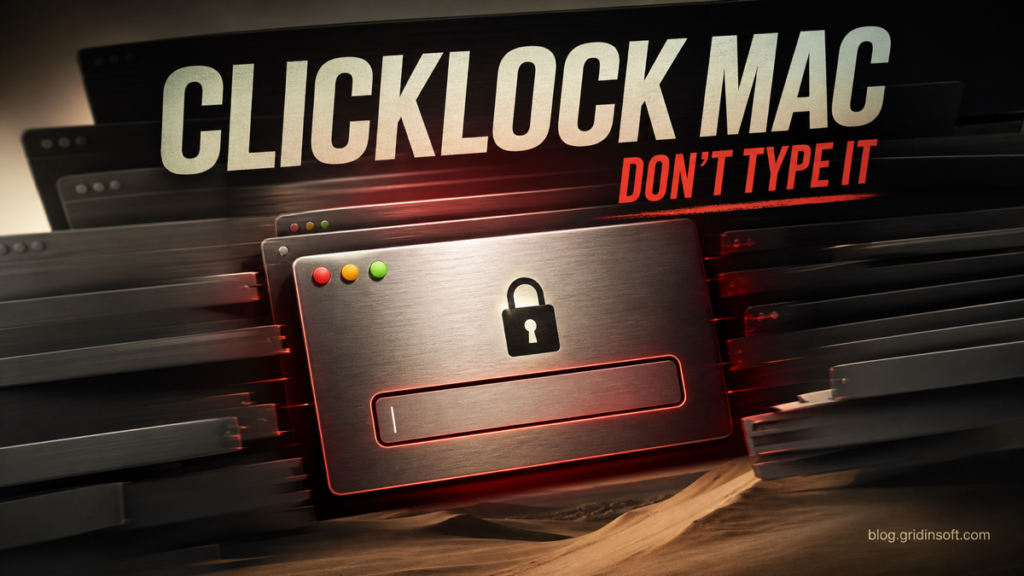 ClickLock Stealer password prompt closing Mac applications