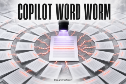 A chain of documents carrying a hidden prompt through Microsoft Copilot for Word.