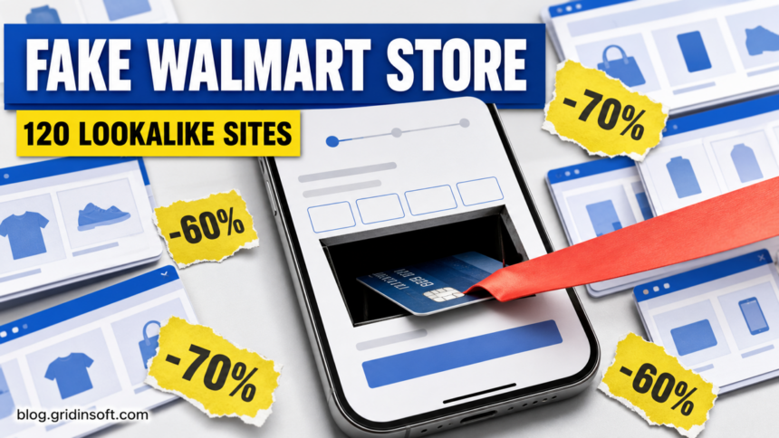 120 Fake Walmart Stores Target Card Details at Checkout 1 A fake online checkout pulls a payment card into a trap among cloned store pages and extreme discount labels.