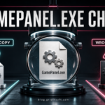 GamePanel.exe system copy and wrong-path copy under a forensic check.