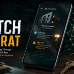 Android phone warning about Glitch SPY RAT abusing Accessibility permissions