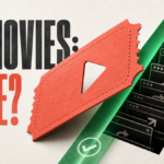 GoMovies safety poster with a movie ticket and browser redirect chain.