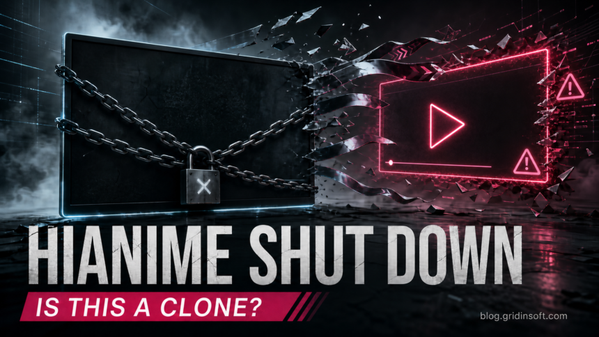 HiAnime shutdown with an unverified clone streaming screen