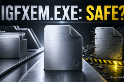 igfxEM.exe safety check comparing a signed Intel graphics module with a suspicious copy