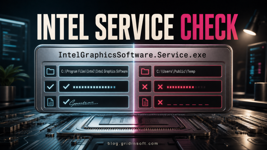 IntelGraphicsSoftware.Service.exe path and signature safety check