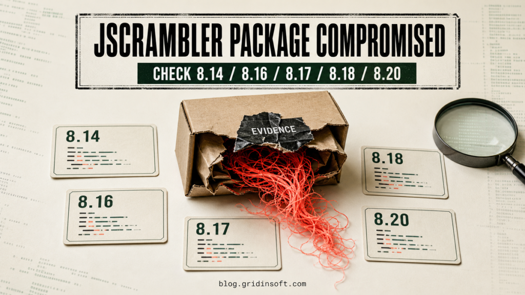 Jscrambler npm package compromise with five malicious versions to check