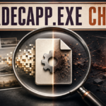 Magnifying glass checking whether JxrDecApp.exe is a legitimate image decoder or a suspicious file.