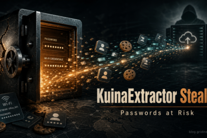 KuinaExtractor stealer exposing saved passwords, Wi-Fi credentials, and session tokens