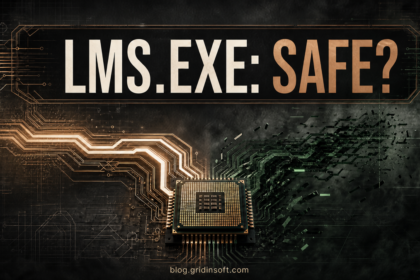 LMS.exe safety decision comparing a verified Intel service with a suspicious copy