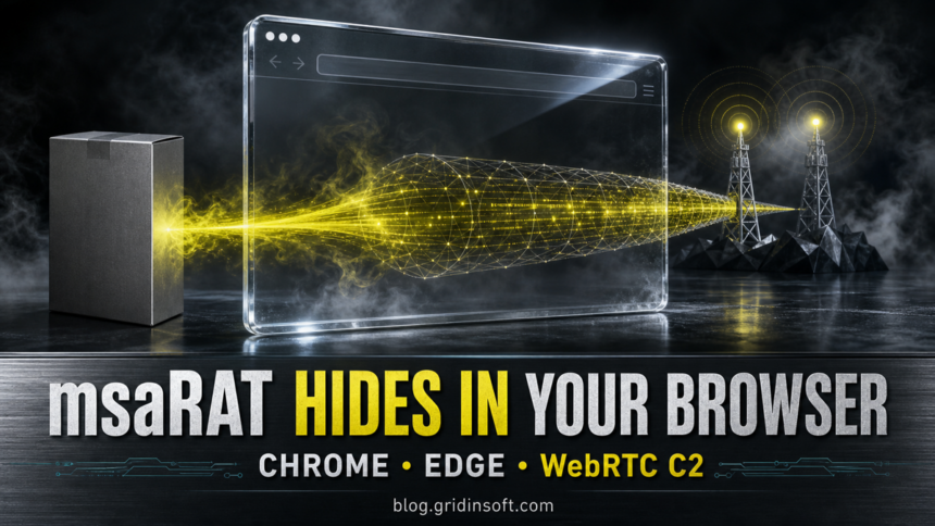 msaRAT Hides C2 Traffic Inside Chrome and Edge 1 Encrypted msaRAT command traffic passing through a hidden Chrome or Edge browser process.