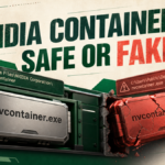 NVIDIA Container comparison showing a legitimate driver component and a suspicious wrong-path nvcontainer.exe copy.
