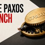 Fake PAXOS token launch shown as a gold coin trap beside legitimate PAXG.