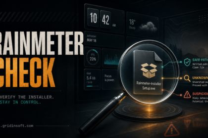 Rainmeter installer safety check with verified, unknown, and suspicious decision paths