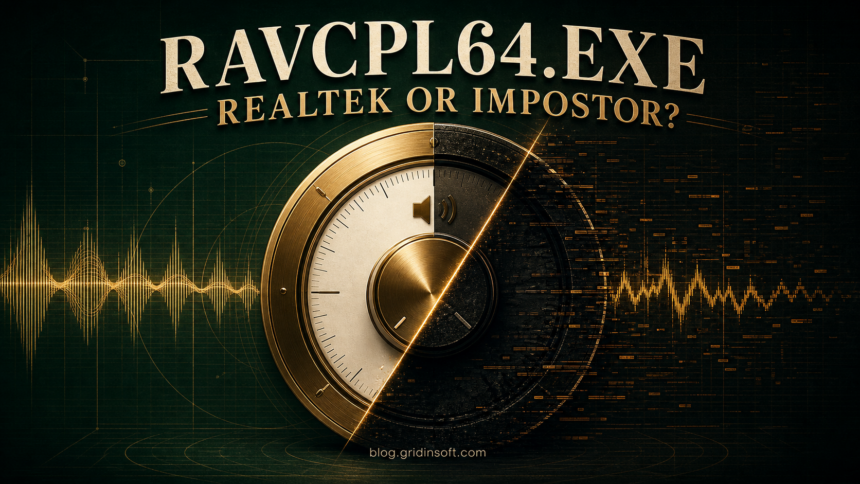 RAVCpl64.exe: Safe Realtek File, Startup Impact, and Error Fixes 1 RAVCpl64.exe Realtek or impostor safety check with a split audio-control dial