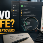 Revo Uninstaller safety check for leftover files and registry entries