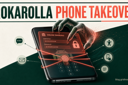 Rokarolla Android malware traps a phone with a fake banking overlay and stolen PIN.