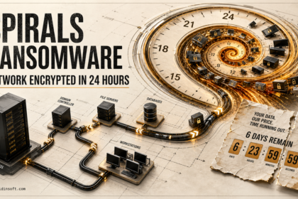 Spirals ransomware pulls servers and workstations into a 24-hour encryption spiral.