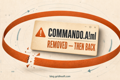 Trojan:Win32/Commando.A!ml alert caught in a broken recurrence loop after removal.