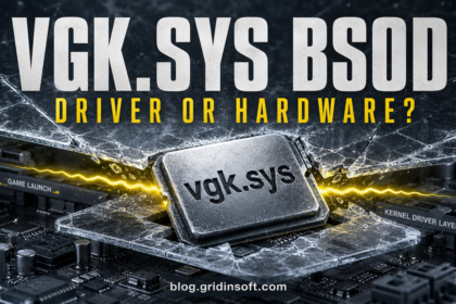 vgk.sys BSOD caused by a Riot Vanguard driver or hardware stability problem