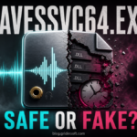 WavesSvc64.exe split between a trusted audio waveform and suspicious DLL persistence