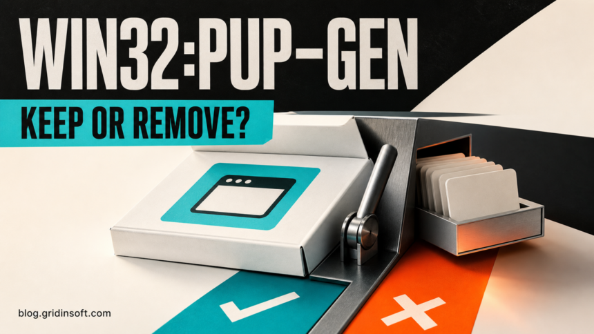 Win32:PUP-gen keep-or-remove decision for a bundled Windows installer.