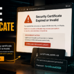 Fake Windows Security certificate update scam leading to a password-protected download