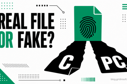 Legitimate Windows file casting C and PC lookalike shadows during an identity check.