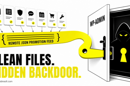 Clean WordPress plugin files connected to a hidden backdoor through a poisoned remote feed.