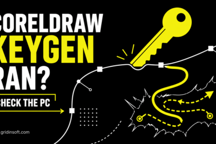 A CorelDRAW keygen breaks a vector path and opens a hidden persistence route.