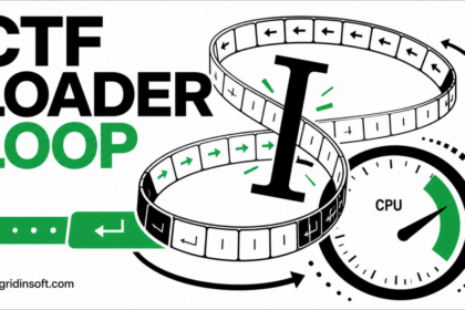CTF Loader caught in a text input loop beside a high CPU gauge