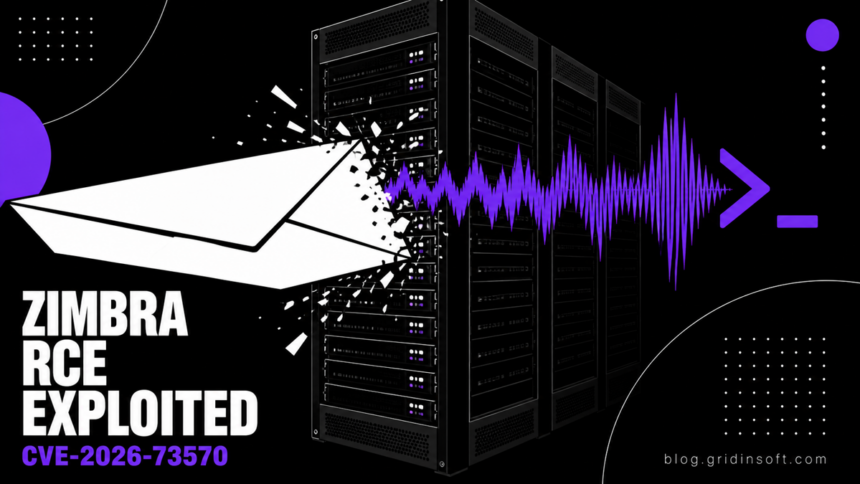 CVE-2026-73570 Exploited Against Zimbra Servers 1 Zimbra CVE-2026-73570 crafted email becoming a server command