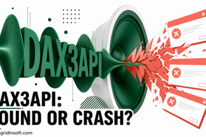 DAX3API.exe sound wave passing through a speaker before breaking into crash popup windows