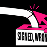 A mouse cursor bends a trusted download path into a different signed installer.