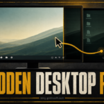 A visible Windows desktop with a shadow hidden desktop under remote control.
