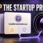 LocalServiceControl.exe startup permission request connected to a camera browser helper.