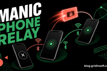 Manic Android malware relaying encrypted data between nearby phones.