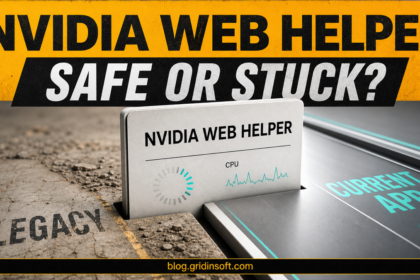 NVIDIA Web Helper.exe process between legacy GeForce Experience and the current NVIDIA App