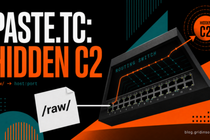 Paste.tc raw page routing malware to a hidden command-and-control server.