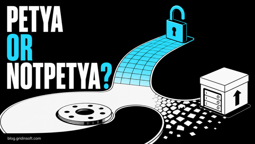 Hard drive split between Petya recovery and NotPetya backup restoration paths