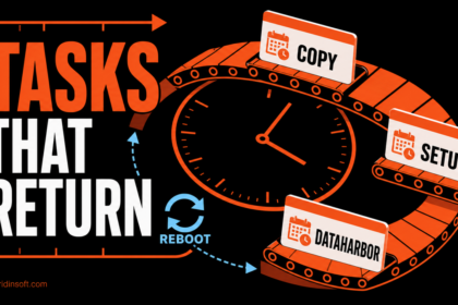QuantumMindCopy, QuantumMindSetup, and DataHarbor tasks looping after logon.