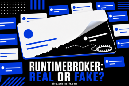 RuntimeBroker.exe real-or-fake process cards with one concealed trap