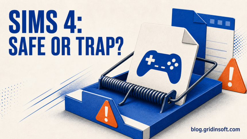 Sims 4 DLC Unlocker file caught in a trap
