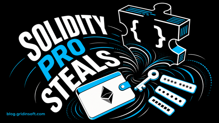 Solidity Pro VS Code Extensions Steal Wallets and API Keys 1 Solidity Pro extension pulls a cryptocurrency wallet, key, and developer credentials into a code vortex.